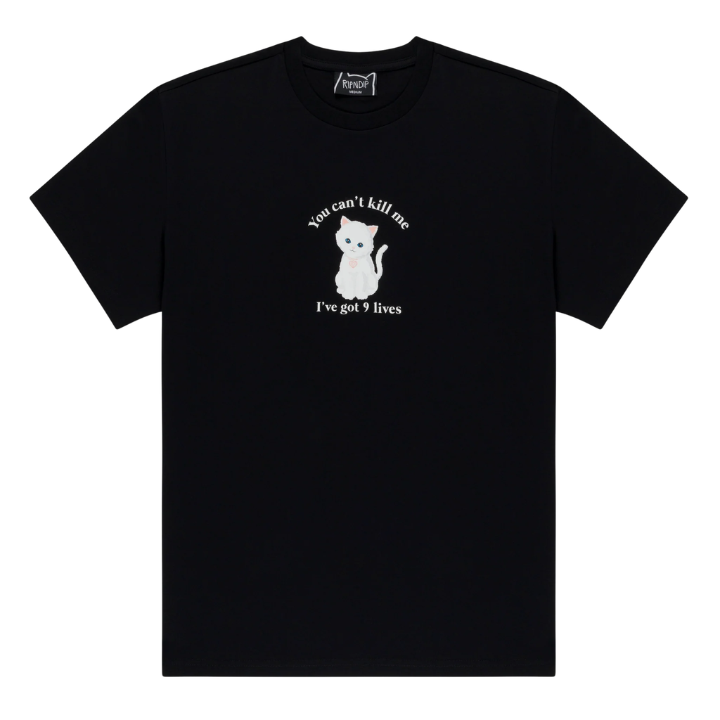 S/S 9 LIVES - BLK